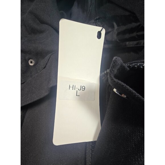 NWT Niepce I-Tech Techwear Cargo Jacket Black Hooded Coat Streetwear Cyberpunk L - Picture 4 of 16